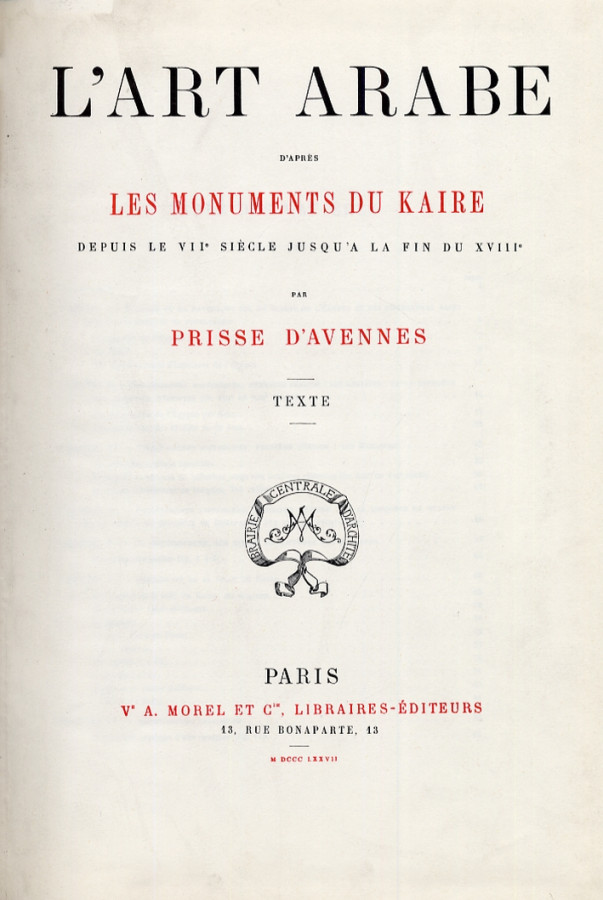 L'Art arabe