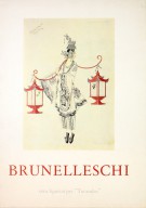 Umberto Brunelleschi otto figurini per 'Turandot'