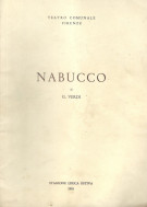 Nabucco Stagione lirica estiva 1961 