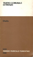 <h0>Otello <span><i>XXXI Maggio Musicale Fiorentino 1968 <span> Libretto n. VI</i></span></h0>