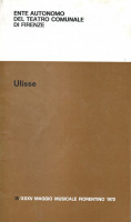 <h0>Ulisse <span><i>XXXV Maggio Musicale Fiorentino 1972 <span> Libretto n. 15</i></span></h0>