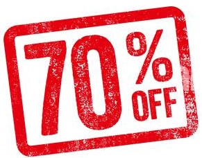 Sconto 70%