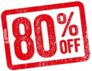 Sconto 80%