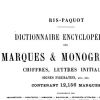 Dictionnaire Encyclopedique des marques & monogrammes (2 Voll.)
